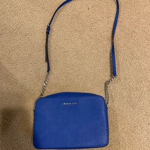 Michael Kors Jet Set crossbody blue